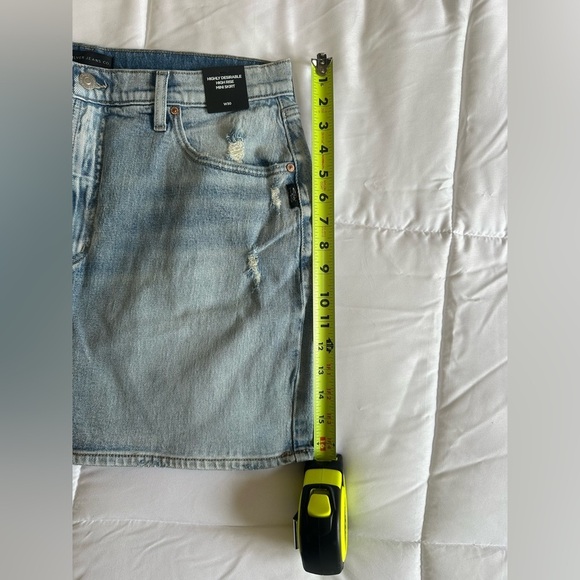 NEW Women’s Silver Size 30 High Rise Mini Skirt - Picture 7 of 7